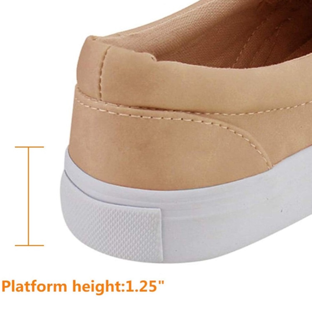 Hollow Loafer Canvas Flats Shoes-Camel - Picture 6 of 7